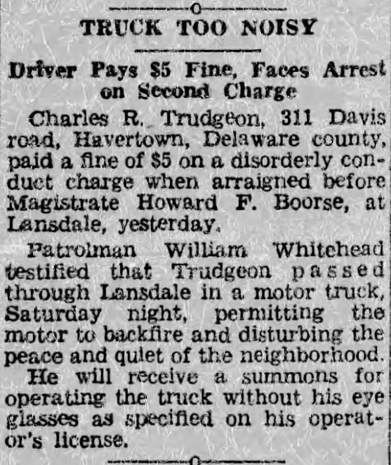 Charles Trudgeon arrested